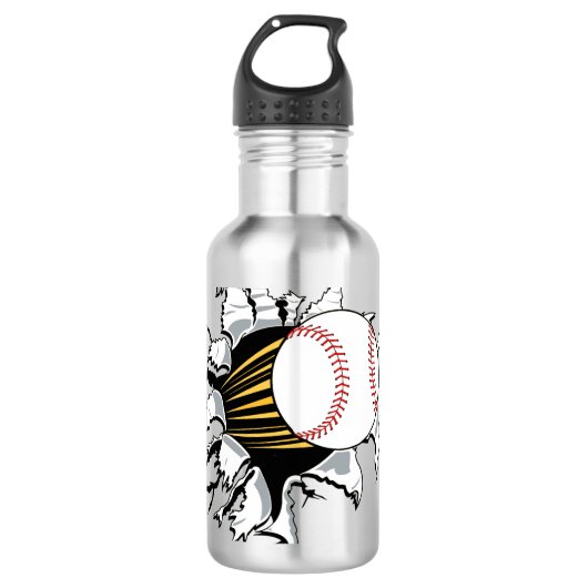Baseball Burster Waterfles (Voorkant)