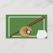 Baseball - Business Visitekaartje (Achterkant)