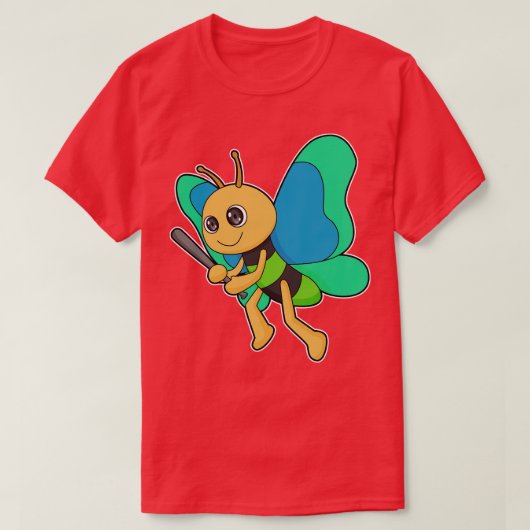 Baseball Butterfly T-shirt (Design voorkant)