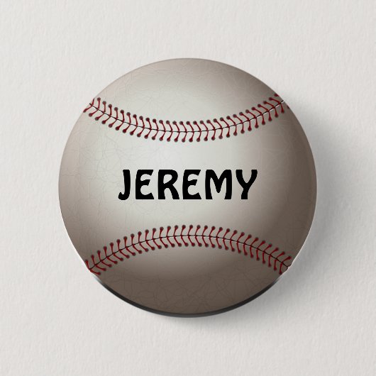 Baseball Button/Pin Sjabloon Ronde Button 5,7 Cm (Voorkant)