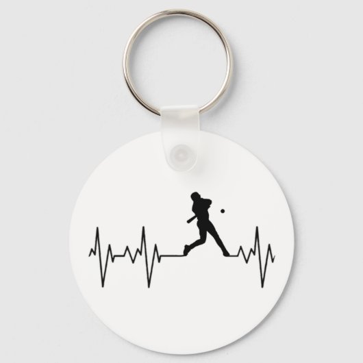 Baseball Button Sleutelhanger (Voorkant)