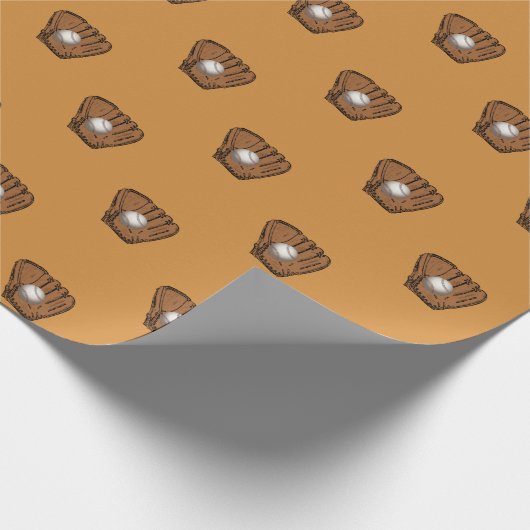 Baseball Cadeaupapier (Hoek)