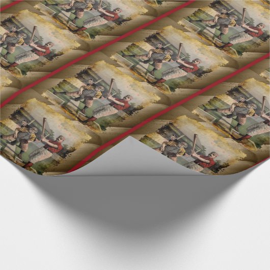 Baseball: Cadeaupapier (Hoek)