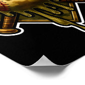 Baseball Camo Drip Ice Cream Youth Boys Srts  Poster (Hoek)