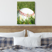 Baseball canvas print (Insitu (Slaapkamer))