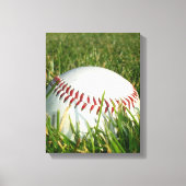 Baseball canvas print (Voorkant)
