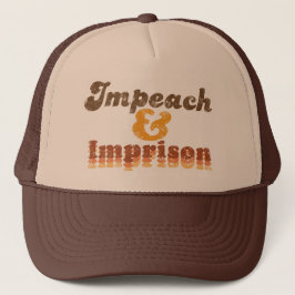 Baseball Cap -- Impeach & Imprison Trucker Pet
