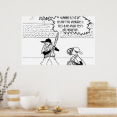 Baseball Cartoon 4879 Poster (Keuken)