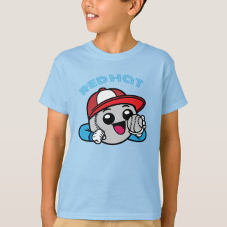 baseball cartoon character t-shirt