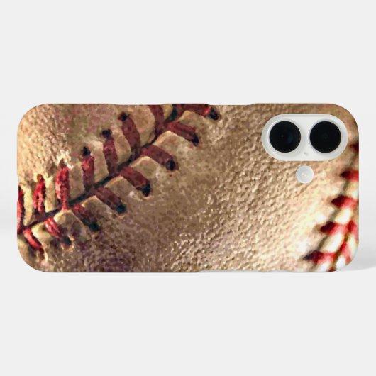 Baseball Case-Mate iPhone Case (Achterkant (horizontaal))