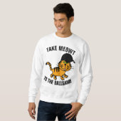 BASEBALL CAT NEEM MEOWT T-SHIRTS T - SHIRTS (Voorkant volledig)