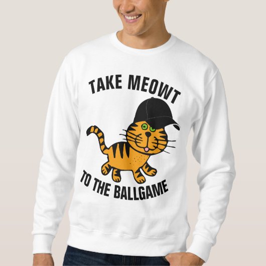 BASEBALL CAT NEEM MEOWT T-SHIRTS T - SHIRTS (Voorkant)