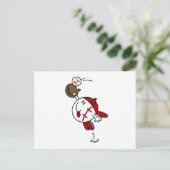 Baseball Catch Tshirts en cadeaus Briefkaart (Staand voorkant)