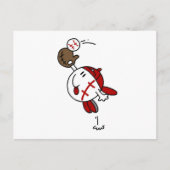 Baseball Catch Tshirts en cadeaus Briefkaart (Voorkant)