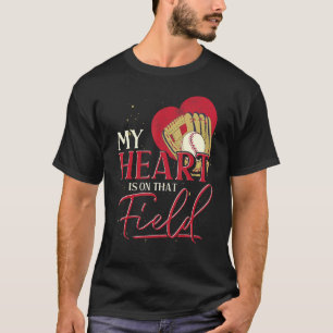 Baseball Catcher Baseball Player Heart Baseball Sp T-shirt