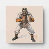 Baseball Catcher Fotoplaat (Voorkant)