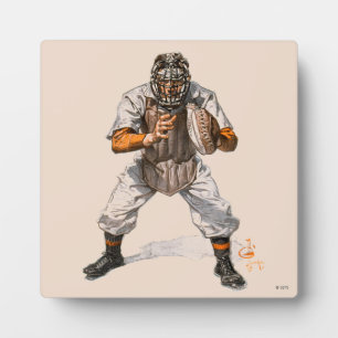 Baseball Catcher Fotoplaat