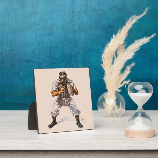 Baseball Catcher Fotoplaat (Insitu)