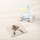 Baseball Catcher Kartonnen Onderzetters (Insitu)