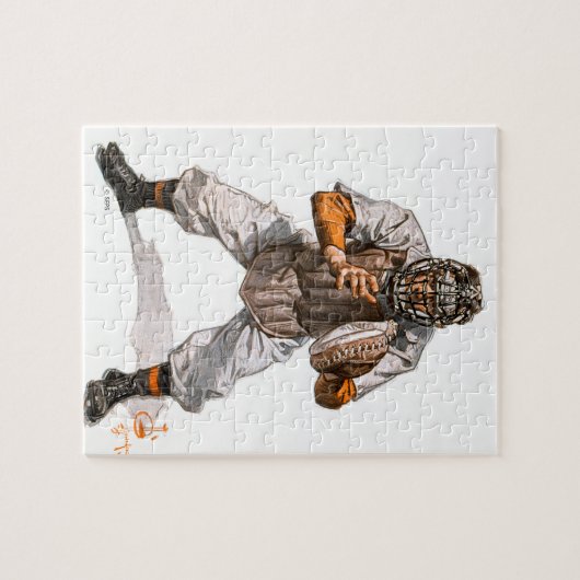Baseball Catcher Legpuzzel (Horizontaal)