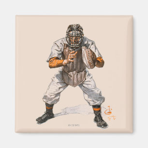Baseball Catcher Magneet