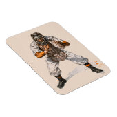 Baseball Catcher Magneet (Rechterzijde)