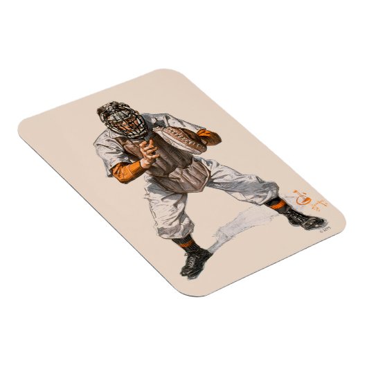 Baseball Catcher Magneet (Rechterzijde)