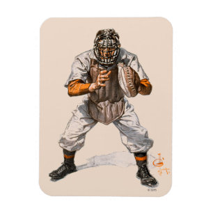 Baseball Catcher Magneet
