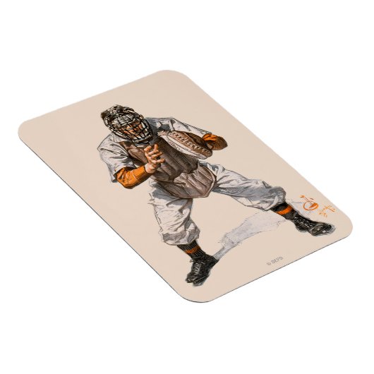 Baseball Catcher Magneet (Rechterzijde)