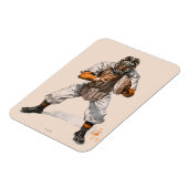 Baseball Catcher Magneet (Linkerzijde)