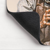 Baseball Catcher Muismat (Hoek)