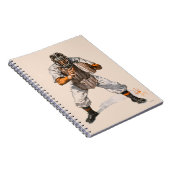 Baseball Catcher Notitieboek (Rechterzijde)