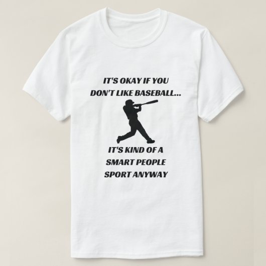 Baseball Catcher Pitcher Grappige Baseball Smart P T-shirt (Design voorkant)