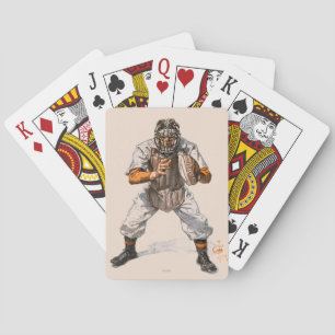 Baseball Catcher Pokerkaarten