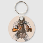 Baseball Catcher Sleutelhanger (Voorkant)