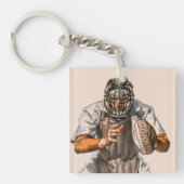 Baseball Catcher Sleutelhanger (Voorkant)