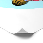 Baseball Catcher T-shirts en cadeautjes Poster (Hoek)