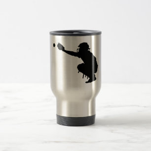 Baseball Catcher Travel Mug Reisbeker