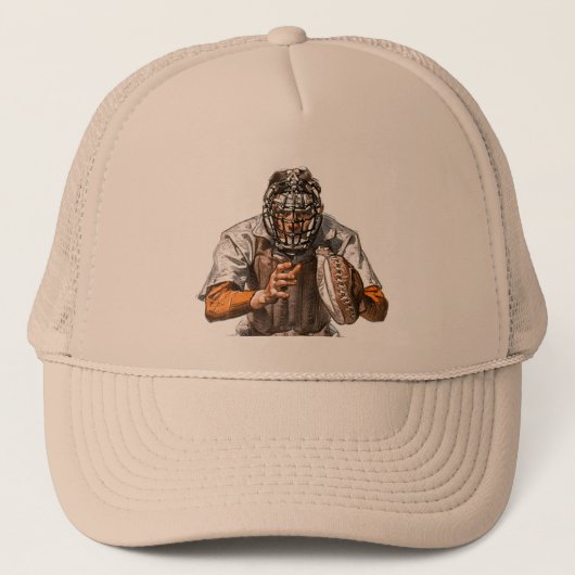 Baseball Catcher Trucker Pet (Voorkant)