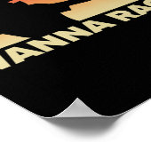 Baseball Catcher Wanna Race gift, Baseball gift, S Poster (Hoek)