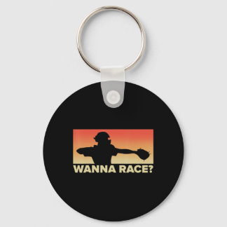 Baseball Catcher Wanna Race gift, Baseball gift, S Sleutelhanger