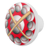 Baseball Ceramische Deur trekt Keramische Knop (Rechts)