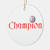 BASEBALL CHAMPION - CHRISTMAS ORNAMENT (Links)