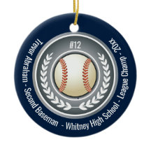 Baseball Champion Player School Silver Grey Blue