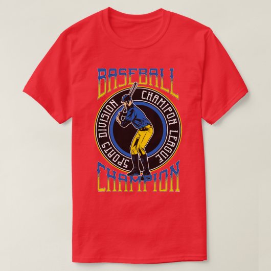 Baseball Champion T-shirt (Design voorkant)