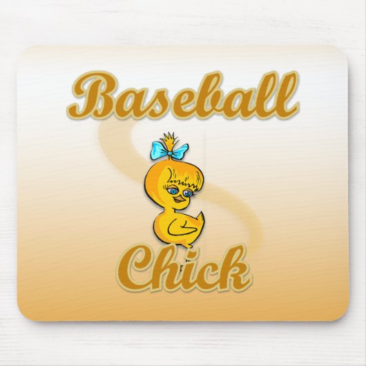 Baseball Chick Muismat (Voorkant)