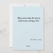 Baseball Christmas Card – Raccoon “Ho-Ho-Home Run” Feestdagenkaart (Achterkant)