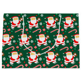 Baseball Christmas Holiday Groot Cadeauzakje (Voorkant)