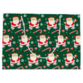 Baseball Christmas Holiday Groot Cadeauzakje (Achterkant)