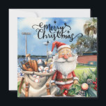 Baseball Christmas Home voor de Feestdagen: Nederl Feestdagenkaart<br><div class="desc">Honkbal Kerstvakantie Briefkaart, Vier de feestdagen met een feestelijke kaart die het plezier van Kerstmis en de opwinding van honkbal combineert! Afbeelding Santa De achtergrond kan een zonnig Florida landschap bevatten. Deel binnen warme wensen voor een seizoen vol liefde, gelach en thuisritten! Deze kaart is perfect voor honkbalfans en iedereen...</div>